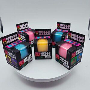 NeeDoh Mello Mallo Squishy Toy – Soft Sensory Fidget Toy- Assorted Colors 1pc